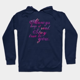 Keep It Real - Rose Hoodie